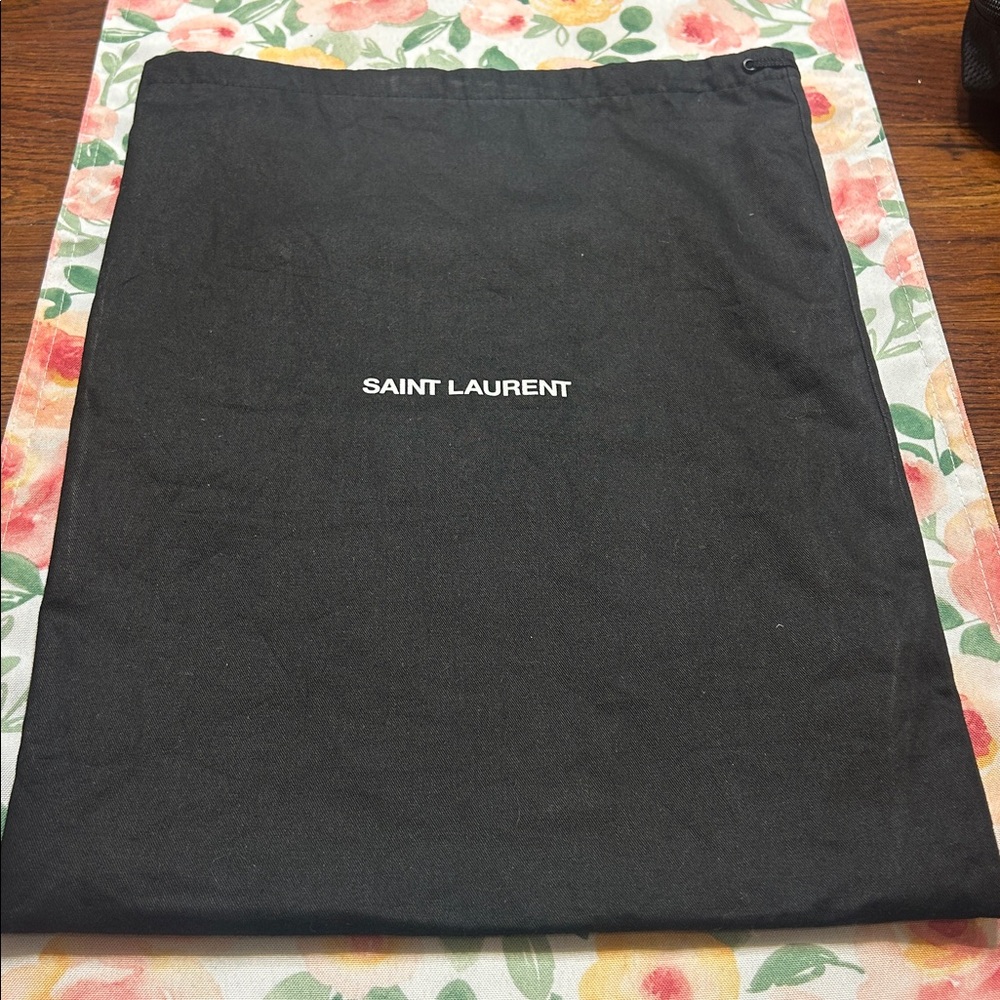 Saint Laurent Black Storage Pouch Dust Bag
